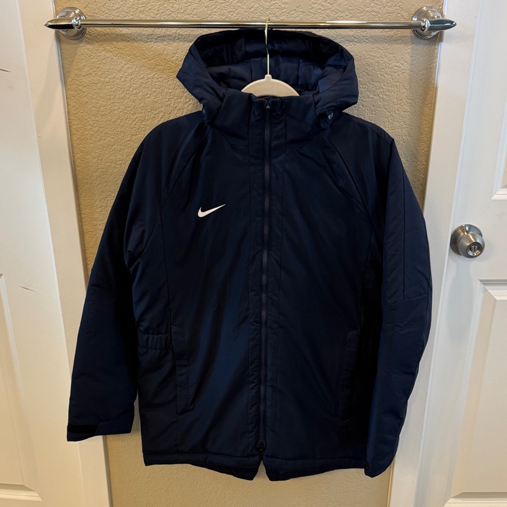 Nike Dark Blue Hooded Jacket